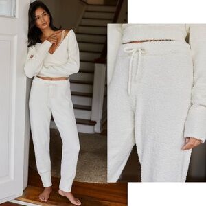 Daily Practice by Anthropologie Cozy Boucle Knit Jogger Lounge Pants Sz M